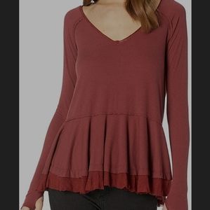 Free People We The Free tangerine tee